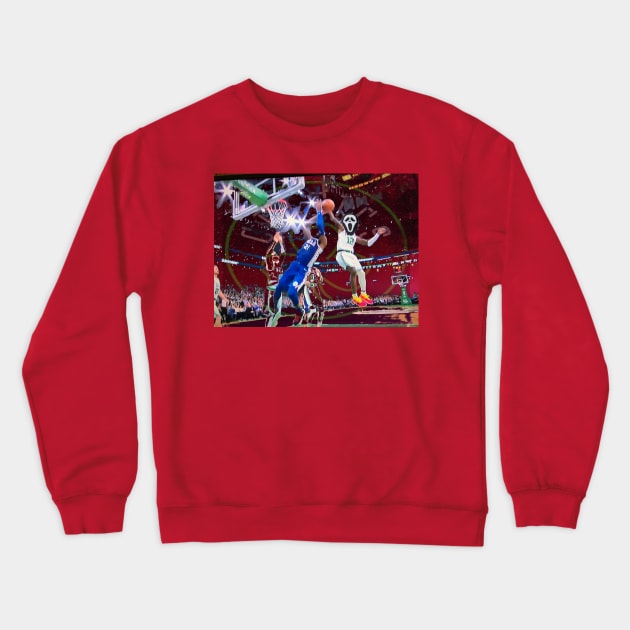 ScaryBlocksJoJo Crewneck Sweatshirt by LennyBiased